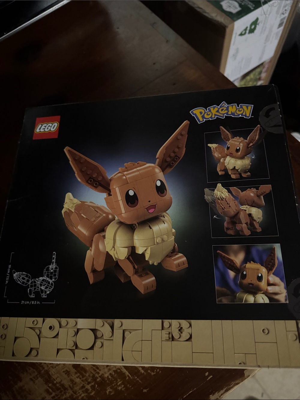 Lego Pokémon Eevee Collectible Buildable Figure - Brown & Cream